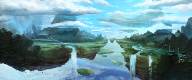 Image of a utopian scene