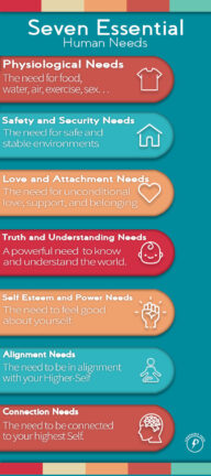 Graphic of the Seven Essential Needs